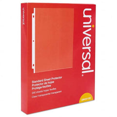 UNIVERSAL - Document Protectors Type: Sheet Protectors-Ring Binder Width (Inch): 11 - Americas Industrial Supply