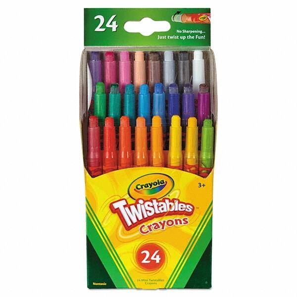 Crayola - Markers & Paintsticks Type: All Purpose Wax Crayon Color: Assorted - Americas Industrial Supply