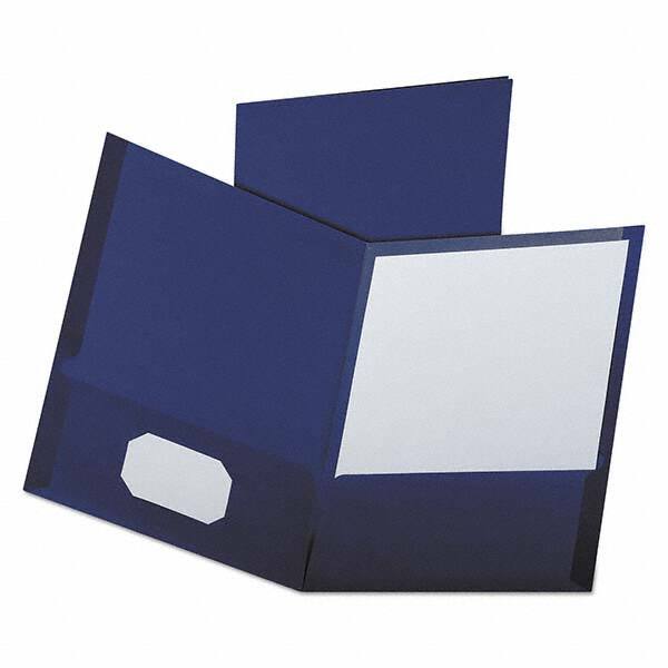 OXFORD - File Folders, Expansion Folders & Hanging Files Folder/File Type: Pocket Folders Color: Blue - Americas Industrial Supply