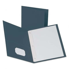 OXFORD - File Folders, Expansion Folders & Hanging Files Folder/File Type: Pocket Folders Color: Blue - Americas Industrial Supply