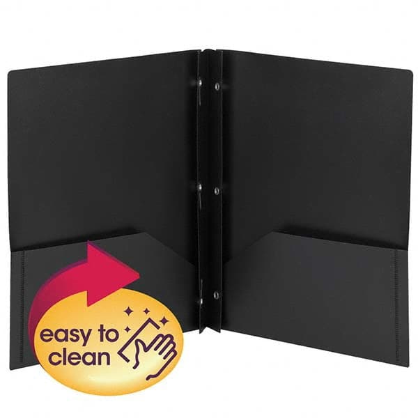 SMEAD - File Folders, Expansion Folders & Hanging Files Folder/File Type: Pocket Folders Color: Black - Americas Industrial Supply