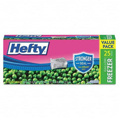 Hefty - Reclosable Food & Sandwich Bags Volume Capacity: 1 Gal. Width (Inch): 10.560 - Americas Industrial Supply