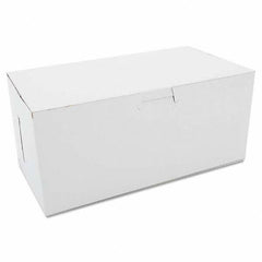 SCT - Non-Window Bakery Boxes, 9 x 5 x 4, White, 250/Carton - Americas Industrial Supply