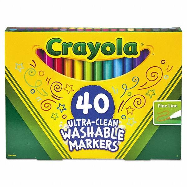 Crayola - Markers & Paintsticks Type: Art Marker Color: Assorted - Americas Industrial Supply