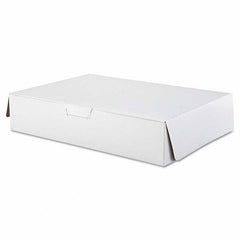 SCT - Tuck-Top Bakery Boxes, 19w x 14d x 4h, White, 50/Carton - Americas Industrial Supply