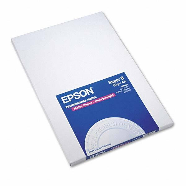 Epson - Office Machine Supplies & Accessories Office Machine/Equipment Accessory Type: Photo Paper For Use With: Inkjet Printers - Americas Industrial Supply