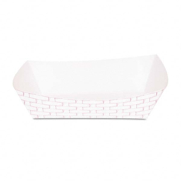 Boardwalk - Paper Food Baskets, 5lb Capacity, Red/White, 500/Carton - Americas Industrial Supply