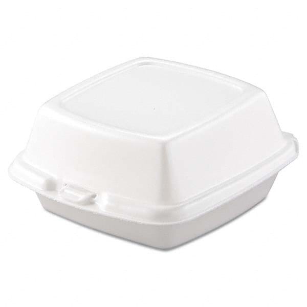 DART - Carryout Food Containers, Foam, 1-Comp, 5 7/8 x 6 x 3, White, 500/Carton - Americas Industrial Supply