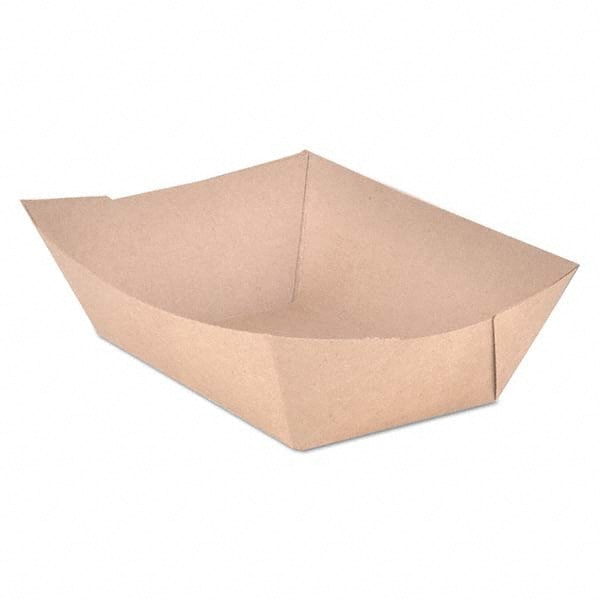 SCT - Food Trays, Paperboard, Brown Kraft, 3-Lb Capacity, 500/Carton - Americas Industrial Supply