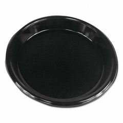 Boardwalk - Hi-Impact Plastic Dinnerware, Plate, 10" Diam, Black, 500/Carton - Americas Industrial Supply