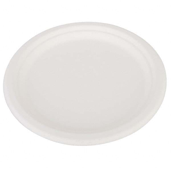 SCT - ChampWare Heavyweight Bagasse Dinnerware, Plate, 10", White, 500/Carton - Americas Industrial Supply