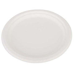 SCT - ChampWare Heavyweight Bagasse Dinnerware, Plate, 10", White, 500/Carton - Americas Industrial Supply