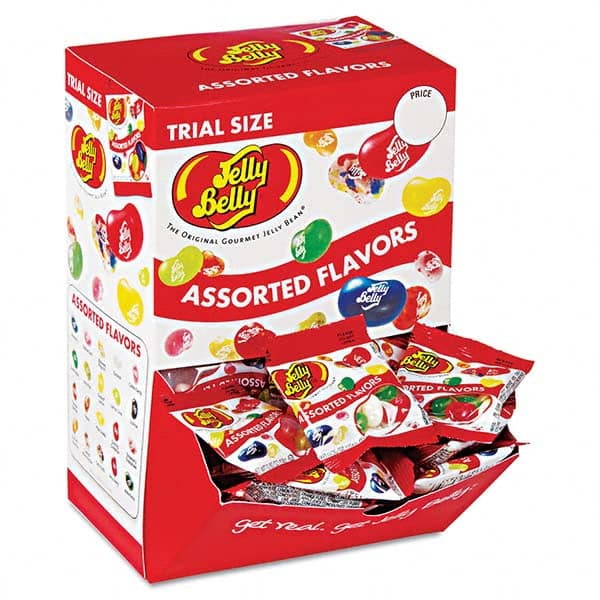 Jelly Belly - Snacks, Cookies, Candy & Gum Breakroom Accessory Type: Candy Breakroom Accessory Description: Jelly Beans, Assorted Flavors, 80/Dispenser Box - Americas Industrial Supply