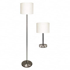 LEDU - Task Lights Fixture Type: Floor Lamp Color: Silver/White - Americas Industrial Supply