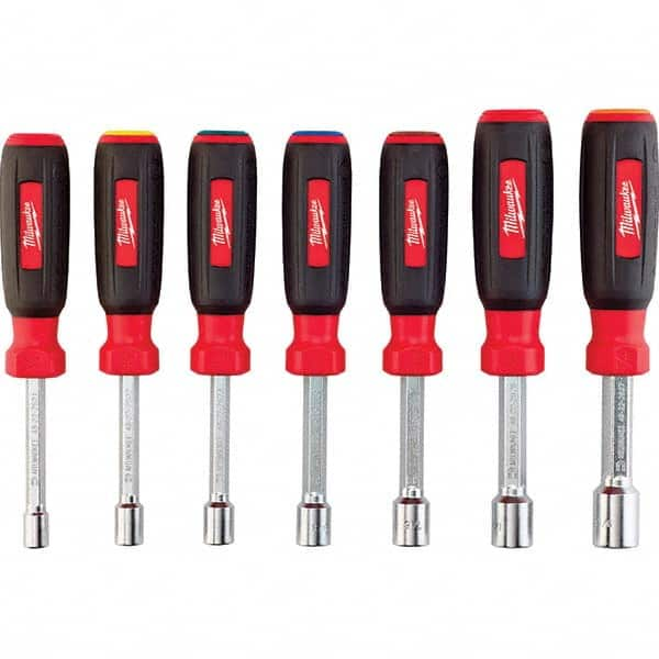 Milwaukee Tool - Nutdriver Sets Tool Type: Magnetic Tip Nutdriver Set System of Measurement: Inch - Americas Industrial Supply