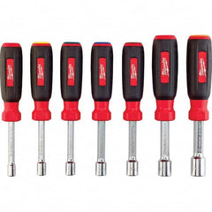 Milwaukee Tool - Nutdriver Sets Tool Type: Magnetic Tip Nutdriver Set System of Measurement: Metric - Americas Industrial Supply