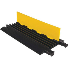 Checkers - On Floor Cable Covers Cover Material: Polyurethane Number of Channels: 4 - Americas Industrial Supply