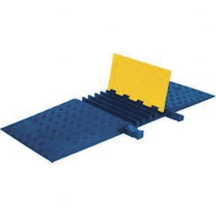 Checkers - On Floor Cable Covers Cover Material: Polyurethane Number of Channels: 5 - Americas Industrial Supply