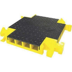 Checkers - On Floor Cable Covers Cover Material: Polyurethane Number of Channels: 4 - Americas Industrial Supply