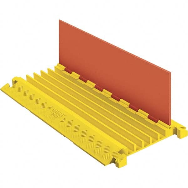 Checkers - On Floor Cable Covers Cover Material: Polyurethane Number of Channels: 5 - Americas Industrial Supply