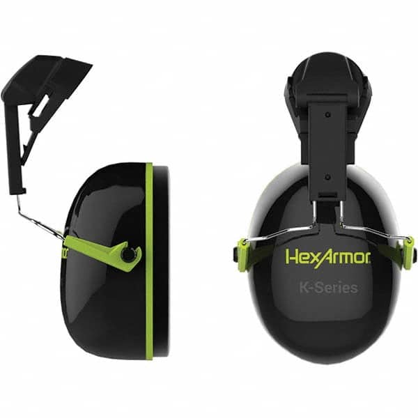 HexArmor - Earmuffs Band Position: Hard Hat Cap Mounted NRR Rating (dB) Behind the Neck: 25 - Americas Industrial Supply
