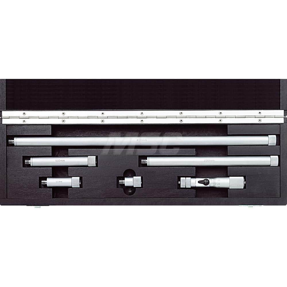 Mahr - Mechanical Inside Micrometer Sets; Minimum Measurement (Inch): 3.9300 ; Minimum Measurement (mm): 100 ; Minimum Measurement (Decimal Inch): 3.9300 ; Maximum Measurement (Inch): 35.4000 ; Maximum Measurement (Decimal Inch): 35.4000 ; Maximum Measur - Exact Industrial Supply