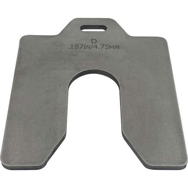 Maudlin Products - Metal Shim Stock Type: Slotted Shim Material: Stainless Steel - Americas Industrial Supply