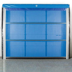 Goff's Enterprises - Dock Strip Doors/Curtains Type: Roll Up Dock Screen Door Width (Feet): 12 - Americas Industrial Supply