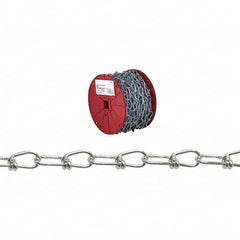 Campbell - Weldless Chain Type: Double Loop Chain Load Capacity (Lb.): 155 - Americas Industrial Supply