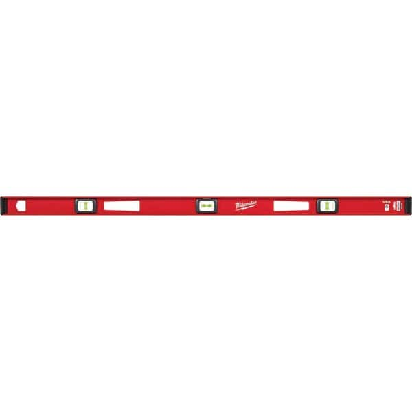 Milwaukee Tool - Box Beam, I-Beam & Torpedo Levels Level Type: I-Beam Number of Vials: 3 - Americas Industrial Supply