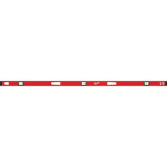 Milwaukee Tool - Box Beam, I-Beam & Torpedo Levels Level Type: I-Beam Number of Vials: 3 - Americas Industrial Supply