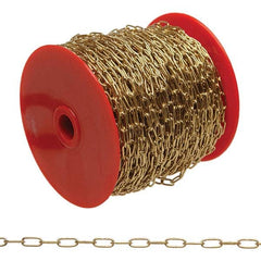 Campbell - Weldless Chain Type: Sash Chain Load Capacity (Lb.): 5.000 - Americas Industrial Supply