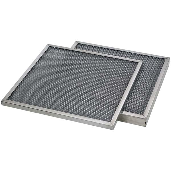 PRO-SOURCE - Pleated & Panel Air Filters; Filter Type: Aluminum Mesh ; Nominal Height (Inch): 15 ; Nominal Width (Inch): 20 ; Nominal Depth (Inch): 1 ; Media Material: Corrugated Aluminum ; Integrated Frame: Yes - Exact Industrial Supply