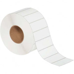 Value Collection - Pack of 4 Rolls, 3,850 Labels per Roll, 4" x 1-1/2" White Matte Coated Facestock Thermal Labels - Americas Industrial Supply
