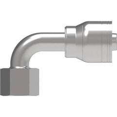 Eaton - Hydraulic Hose Fittings & Couplings Type: Female ORS Swivel Short Drop 90 Elbow Hose Diameter: 1 (Inch) - Americas Industrial Supply