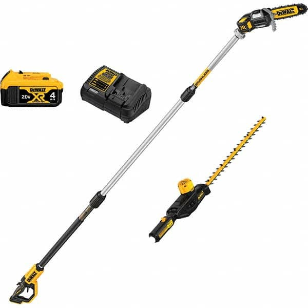 DeWALT - Edgers, Trimmers & Cutters Type: Hedge Trimmer; Pole Saw Kit Power Type: Battery - Americas Industrial Supply