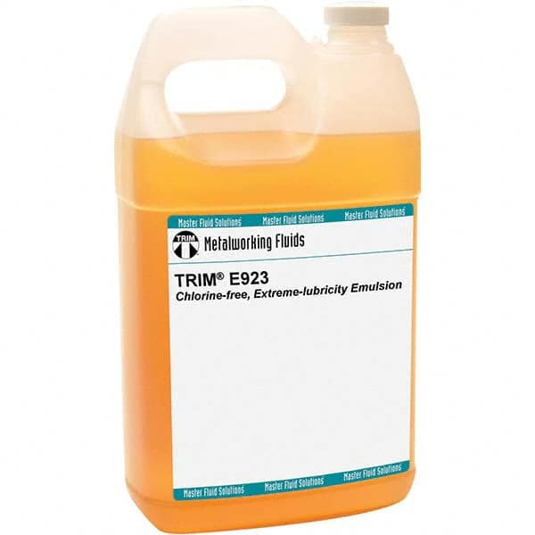 Master Fluid Solutions - TRIM E923 1 Gal Bottle Cutting, Drilling, Sawing, Grinding, Tapping & Turning Fluid - Americas Industrial Supply