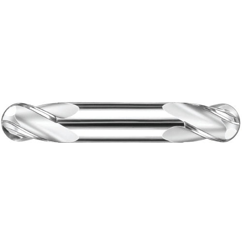 ‎1/16″ Dia. × 1/8″ Shank × 1/8″ DOC × 1-1/2″ OAL, Carbide TiCN, Spiral , 4 Flute, 30° Helix, Ballnose End Mill - Exact Industrial Supply