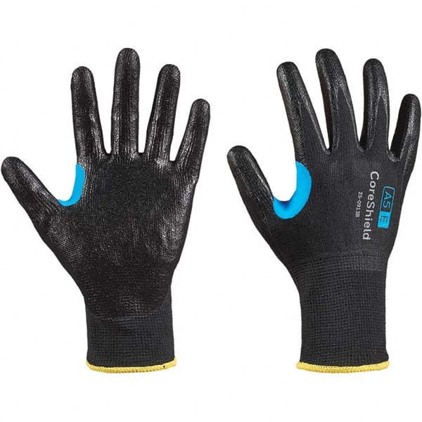 Honeywell - Size XL (10), ANSI Cut Lvl A5, Puncture Lvl 1, Abrasion Lvl 6, Nitrile Coated Cut Resistant Gloves - Americas Industrial Supply