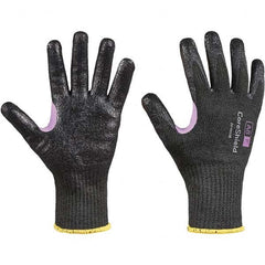 Honeywell - Size L (9), ANSI Cut Lvl A8, Puncture Lvl 1, Abrasion Lvl 6, Nitrile Coated Cut Resistant Gloves - Americas Industrial Supply