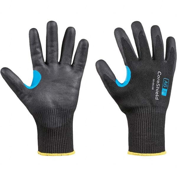Honeywell - Size M (8), ANSI Cut Lvl A6, Puncture Lvl 1, Abrasion Lvl 6, Nitrile Coated Cut Resistant Gloves - Americas Industrial Supply