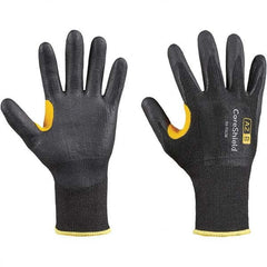 Honeywell - Size M (8), ANSI Cut Lvl A2, Puncture Lvl 1, Abrasion Lvl 6, Nitrile Coated Cut Resistant Gloves - Americas Industrial Supply