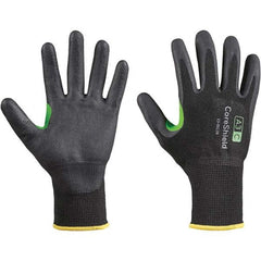 Honeywell - Size L (9), ANSI Cut Lvl A3, Puncture Lvl 1, Abrasion Lvl 6, Nitrile Coated Cut Resistant Gloves - Americas Industrial Supply