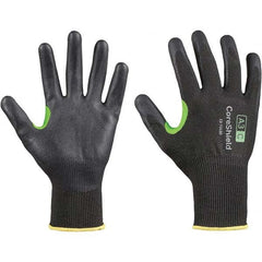 Honeywell - Size L (9), ANSI Cut Lvl A3, Puncture Lvl 1, Abrasion Lvl 6, Nitrile Coated Cut Resistant Gloves - Americas Industrial Supply