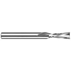Harvey Tool - 0.04", 13/64" LOC, 1/8" Shank Diam, 1-1/2" OAL, 2 Flute, Solid Carbide Square End Mill - Exact Industrial Supply