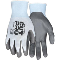 MCR Safety - Size L, ANSI Cut Lvl A2, Puncture Lvl 3, Abrasion Lvl 4, Foam Nitrile Coated Cut & Puncture Resistant Gloves - Americas Industrial Supply