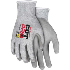 MCR Safety - Size 2XL, ANSI Cut Lvl A6, Puncture Lvl 4, Abrasion Lvl 5, Polyurethane Coated Cut & Puncture Resistant Gloves - Americas Industrial Supply