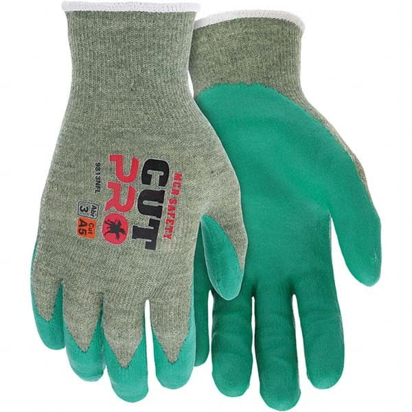 MCR Safety - Size S, ANSI Cut Lvl A5, Abrasion Lvl 3, Foam Nitrile Coated Cut Resistant Gloves - Americas Industrial Supply