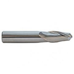 0.4mm TuffCut GP Std. Length 2 Fl Ball Nose Center Cutting End Mill - Americas Industrial Supply