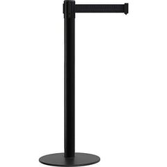 Trafford Industrial - Barrier Posts Type: Stanchion Post Color/Finish: Black - Americas Industrial Supply